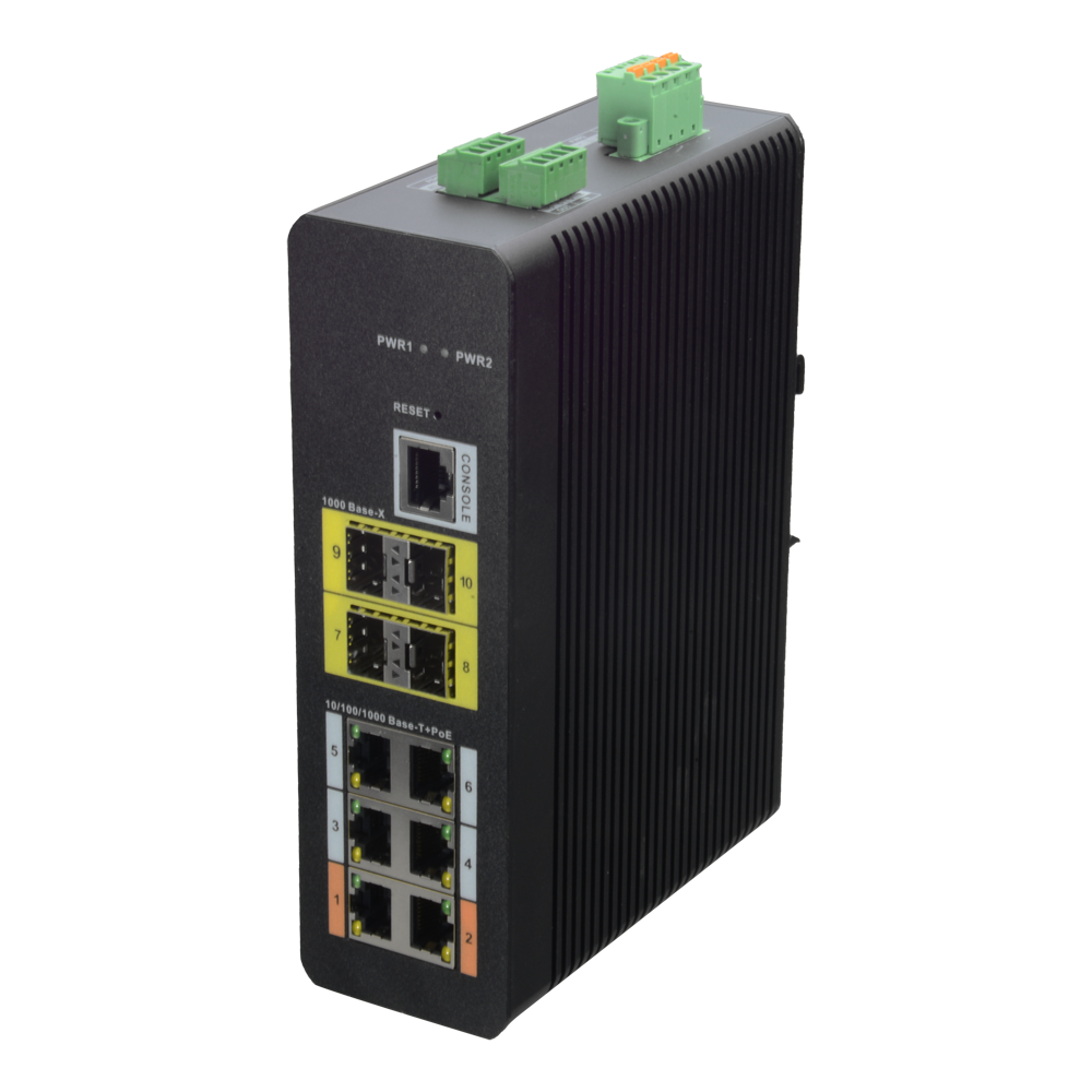 XS-SW1006HIPOE-MFG-120-DIN