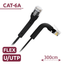 UTP6A-FLEX-3BK