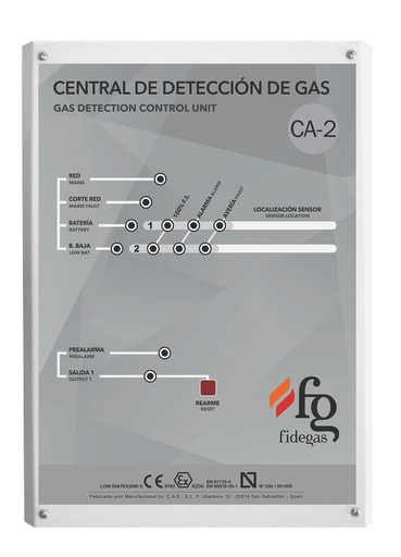 [CA-2] CENTRAL DETECCION DE GASES